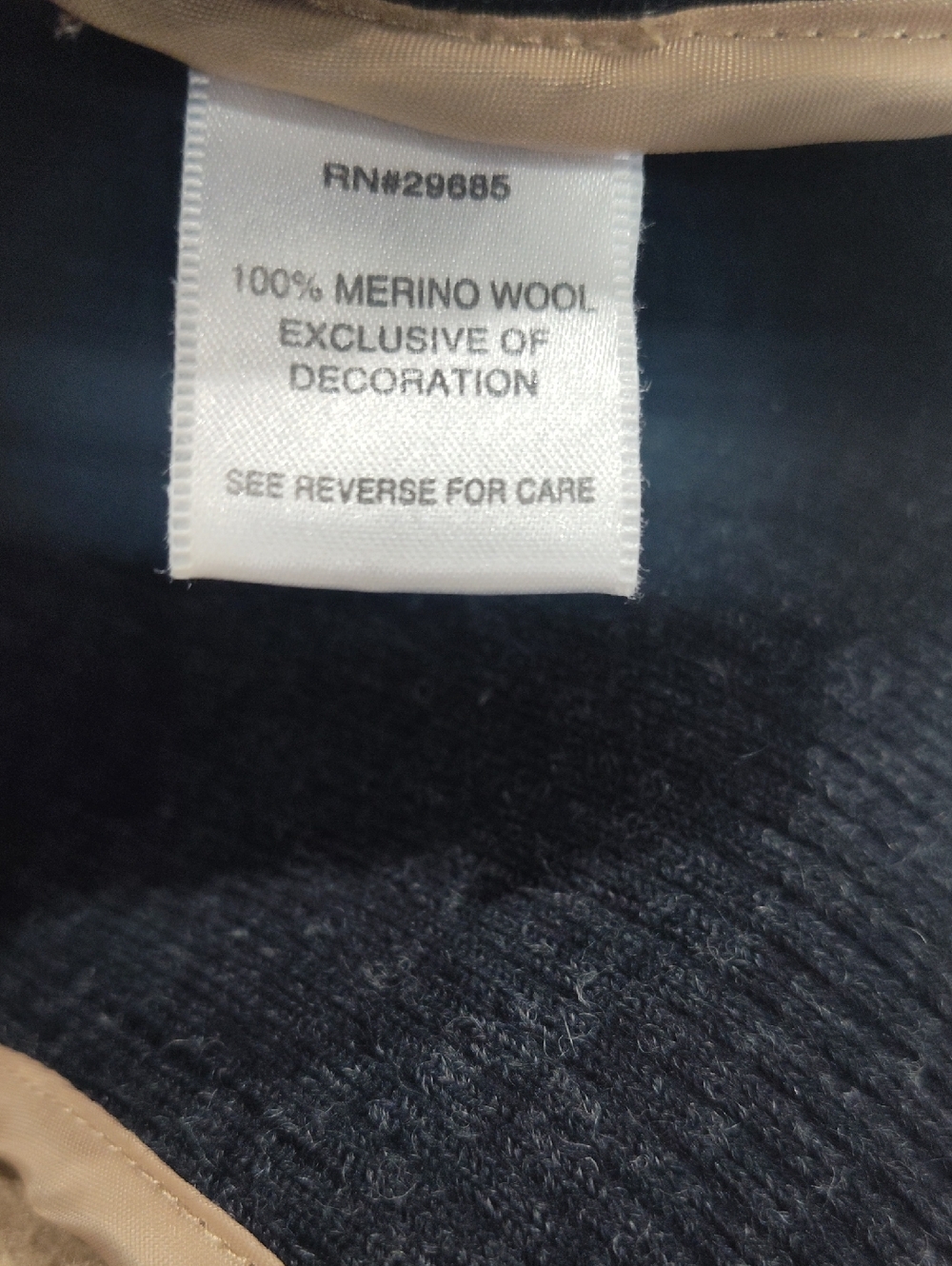 Pendleton Black & Camel Jacket In Size Large - Picture 4 of 6
